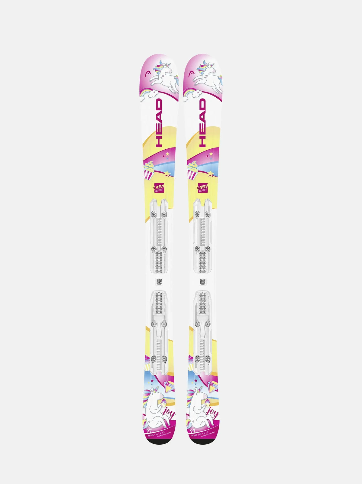 Head Unicorn Jr Skis w/JRS 4.5 GW Bindings 2026