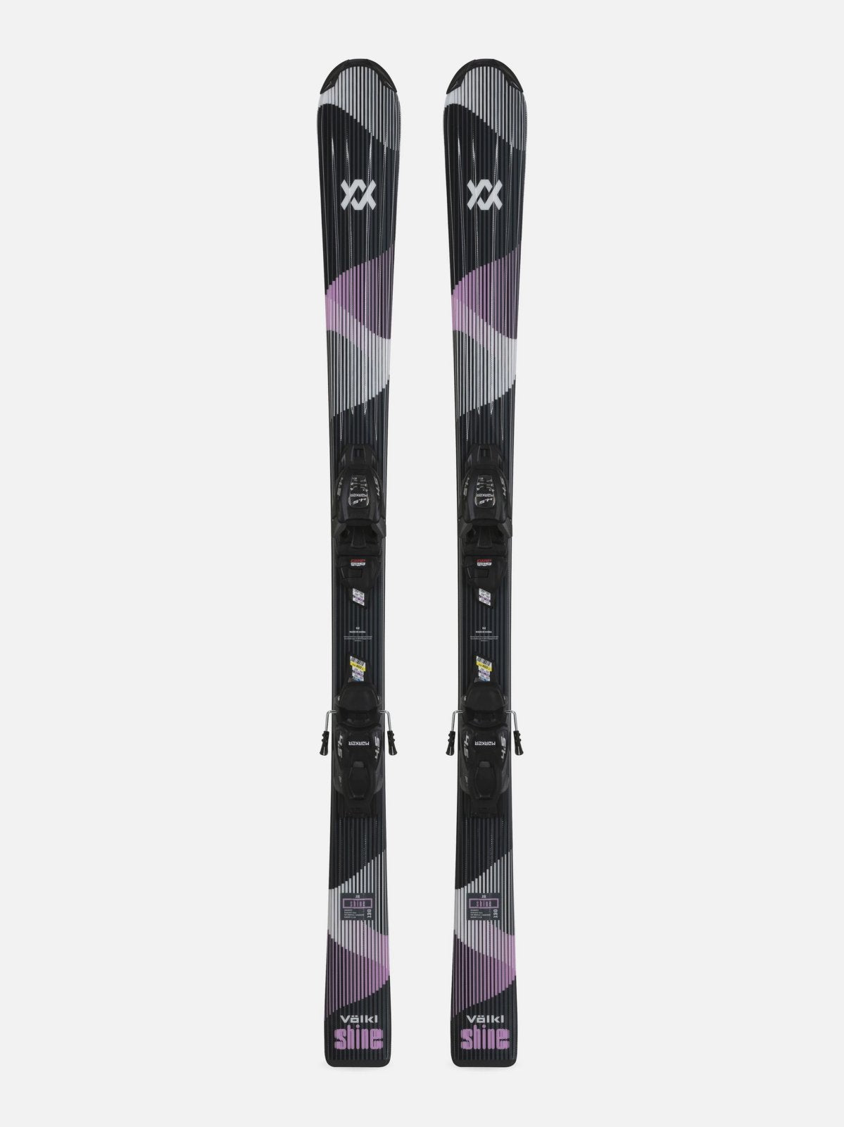 Volkl Shine Jr Skis w/7.0 Vmotion Jr Lady Bindings 2026