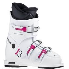 Alpina J3 White Jr Ski Boots 2026