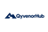 QyvenorHub 简约雪山与英文店名 Logo